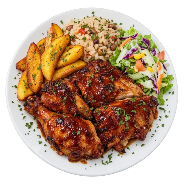 Bambi’s crispy BBQ chicken