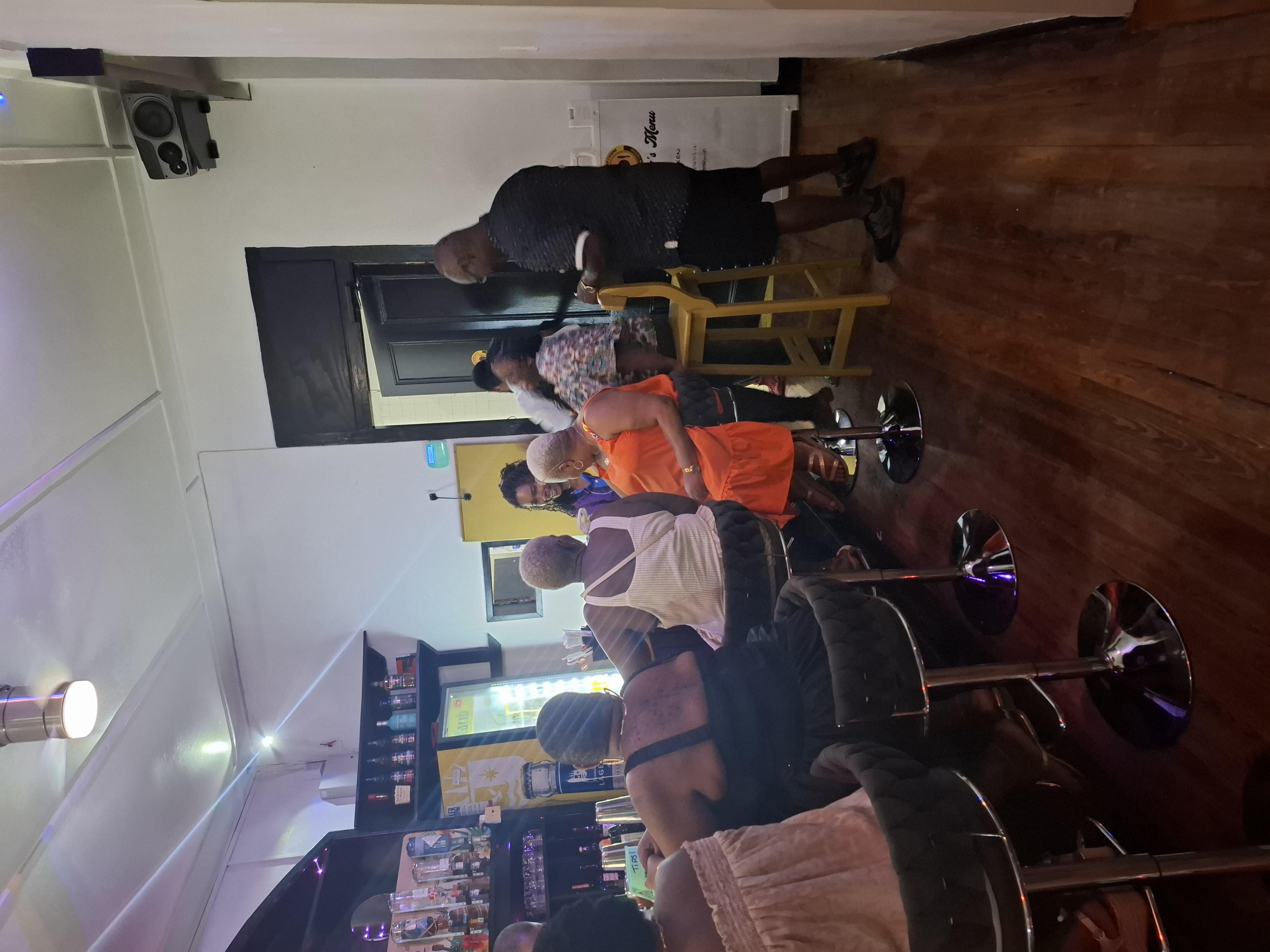 Guests at The Vault bar